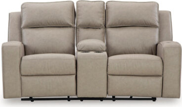 Lark Manor Diolinda Reclining Loveseat with Console