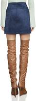 Thumbnail for your product : BCBGMAXAZRIA Ingrid Faux Suede Mini Skirt