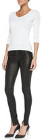 Thumbnail for your product : Hudson Juliette Leather Skinny Pants