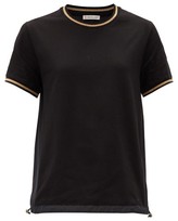 Thumbnail for your product : Moncler Logo-appliqué Cotton-jersey T-shirt - Black