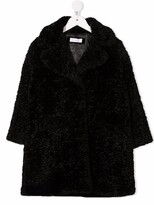 Thumbnail for your product : MonnaLisa Faux-Fur Single-Breasted Coat
