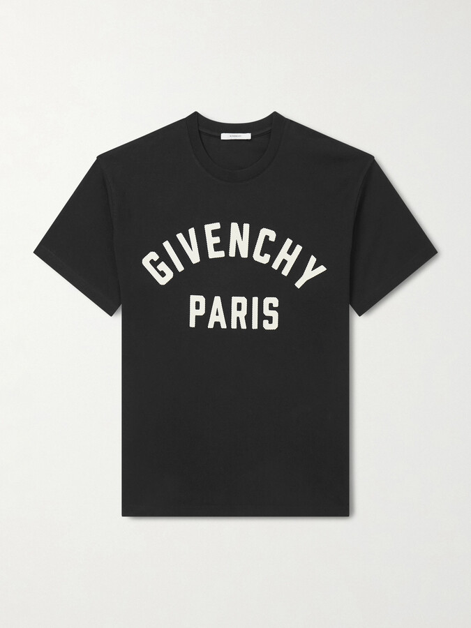 Givenchy Logo-Appliquéd Cotton-Jersey T-Shirt