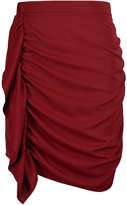 Thumbnail for your product : boohoo Plus Ruched Drape Skirt