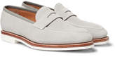 Thumbnail for your product : George Cleverley Capri Suede Penny Loafers