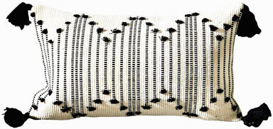 BRBCA Boho Woven Lumbar Pillow Cover Set - Decorative Rectangle Throw Pillows - Pillowcase for Couch Sofa Bed Car