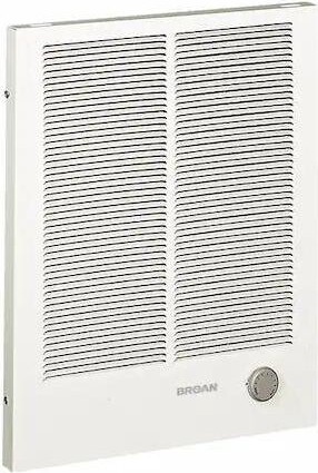 Broan-NuTone, LLC Broan 198 Wall Heater High Capacity White 2000/4000W 240VAC 1500/3000W 208VAC