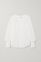 Thumbnail for your product : L'Agence Farah Crepon Blouse - White