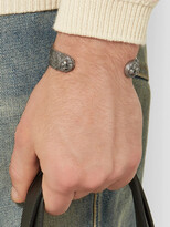 Thumbnail for your product : Gucci Engraved Sterling Silver Cuff