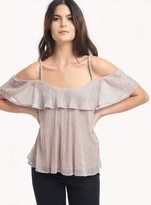 Thumbnail for your product : Ella Moss Cerine Cold Shoulder Tier Top