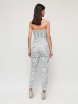 Thumbnail for your product : Dolce & Gabbana High Waist Sheer Lace Straight Leg Pants