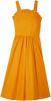 Thumbnail for your product : Sea Lace-up Cotton-poplin Midi Dress
