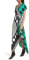 Thumbnail for your product : Diane von Furstenberg Asymmetrical Scarf Maxi Dress