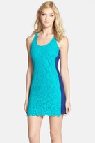 Thumbnail for your product : Madison Marcus Colorblock Lace & Ponte Sheath Dress