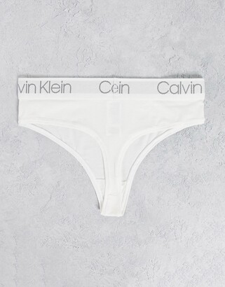 Calvin Klein Body Cotton 3 pack high waist thong - ShopStyle