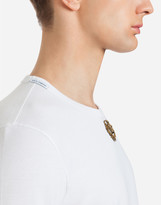 Thumbnail for your product : Dolce & Gabbana Cotton t-shirt with embroidery
