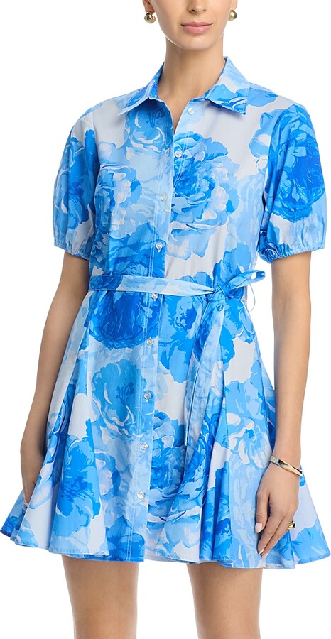 Milly Juni Printed Poplin Dress
