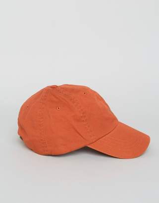 Polo Ralph Lauren Player Baseball Cap In Orange