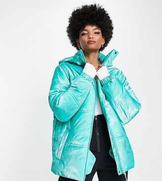 ASOS 4505 Tall ski hi-shine puffer jacket - ShopStyle