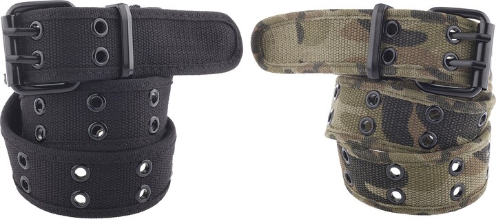 JOTW Pack of Unisex Double Hole Grommet Cargo Canvas Web