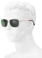 Thumbnail for your product : Montblanc Thin Frame 59mm Metal Sunglasses