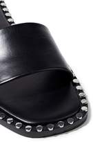 Thumbnail for your product : Alexander Wang Lola Studded Leather Slides