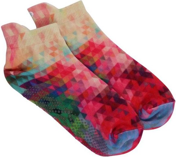 Yoga Design Lab Premium Yoga Grip Ankle Socks Youth Small Tribeca Sand