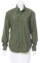 Thumbnail for your product : Band Of Outsiders Long Sleeve Button-Up Top