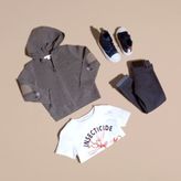 Thumbnail for your product : Burberry Check Trim Merino Wool Hooded Top