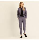 Thumbnail for your product : Amanda Wakeley Lilac Dogtooth Check Fitted Jacket
