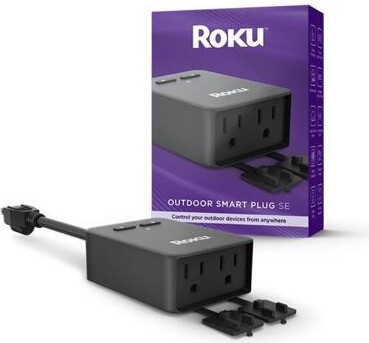 Roku Outdoor Smart Plug SE, Weather resistant