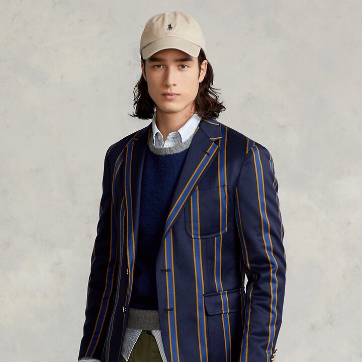 striped cricket blazer