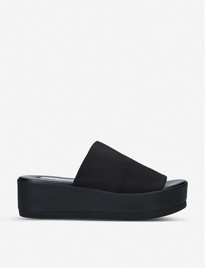 steve madden platform slip ons