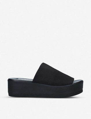 steve madden slinky platform slides