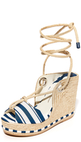 Thumbnail for your product : Ferragamo Evita Wedge Sandals