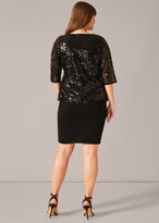 Thumbnail for your product : Phase Eight Lottie Sequin Knit Dress
