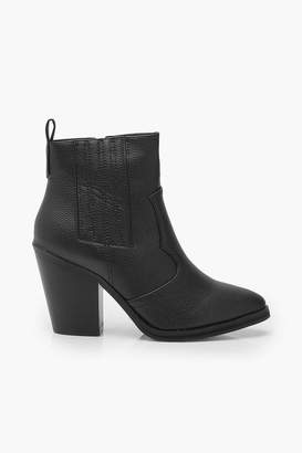 boohoo Ankle Western Boots