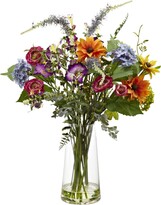 Thumbnail for your product : Nearly Natural Spring Garden Artificial Floral Arrangement with Vase