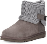 Thumbnail for your product : UGG Darrah Knit & Suede Boot, Gray, Youth