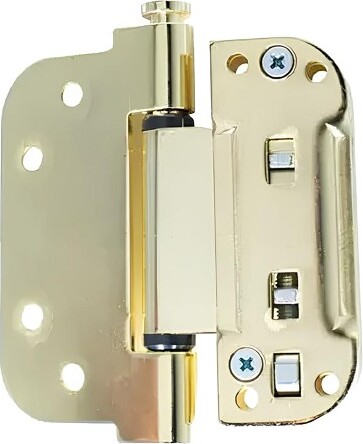 Brixwell56-224pbAdjustableSetHingeNonRemovablePinPolishedBrassFinish