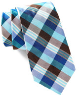 Thumbnail for your product : Ben Sherman Nautical Plaid Silk Skinny Tie