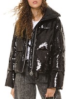 michael michael kors zip quilted puffer jacket