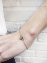 Thumbnail for your product : Jennifer Meyer Turquoise and Ruby Triangle Inlay Bracelet