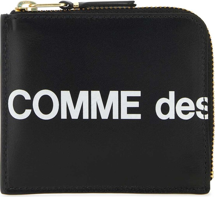Comme des Garons Black Leather Coin Case