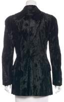 Thumbnail for your product : Jean Paul Gaultier Faux Fur Double-Breasted Blazer