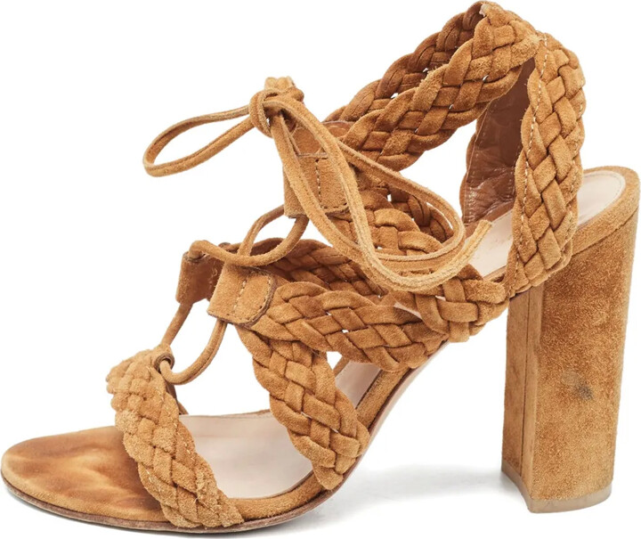 Gianvito Rossi 110mm Suede Heeled Sandals