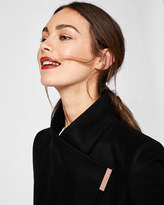 Thumbnail for your product : Ted Baker Cashmere-blend Wrap Front Coat