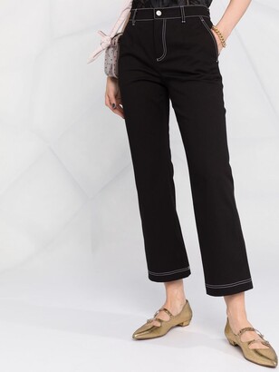 RED Valentino Cropped Denim Jeans