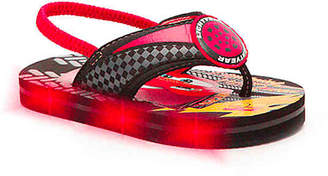 Disney Boys Cars Lightning McQueen Toddler Light-Up Sandal