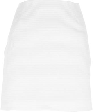 River Island Womens White crepe mini skirt