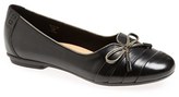 Thumbnail for your product : Earth 'Beacon' Pleated Leather Flat (Women)